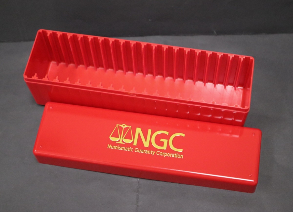 NGC 슬랩 박스 새상품 (슬랩 20개 보관용) - 표준사이즈 (레드 한정판)