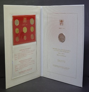 바티칸 2015년 오리지날 민트첩 - 프란치스코 교황 방한 기념 은메달 (Holy Year of Mercy) 포함