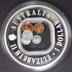 호주 2006년 1900년대 초반 사용 동전 삽입 은화