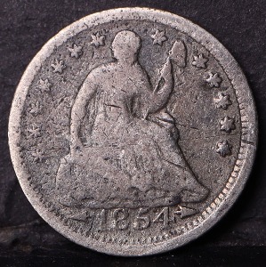 미국 1854년 하프 다임 (현, 5센트) 은화