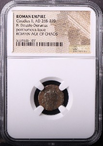 로마 268~270년 황제 클라우디우스 2세 (Claudius Ⅱ) 동화 NGC 인증