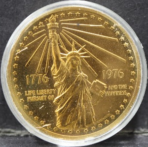 미국 1976년 뉴욕 자유의 여신상 기념 동메달